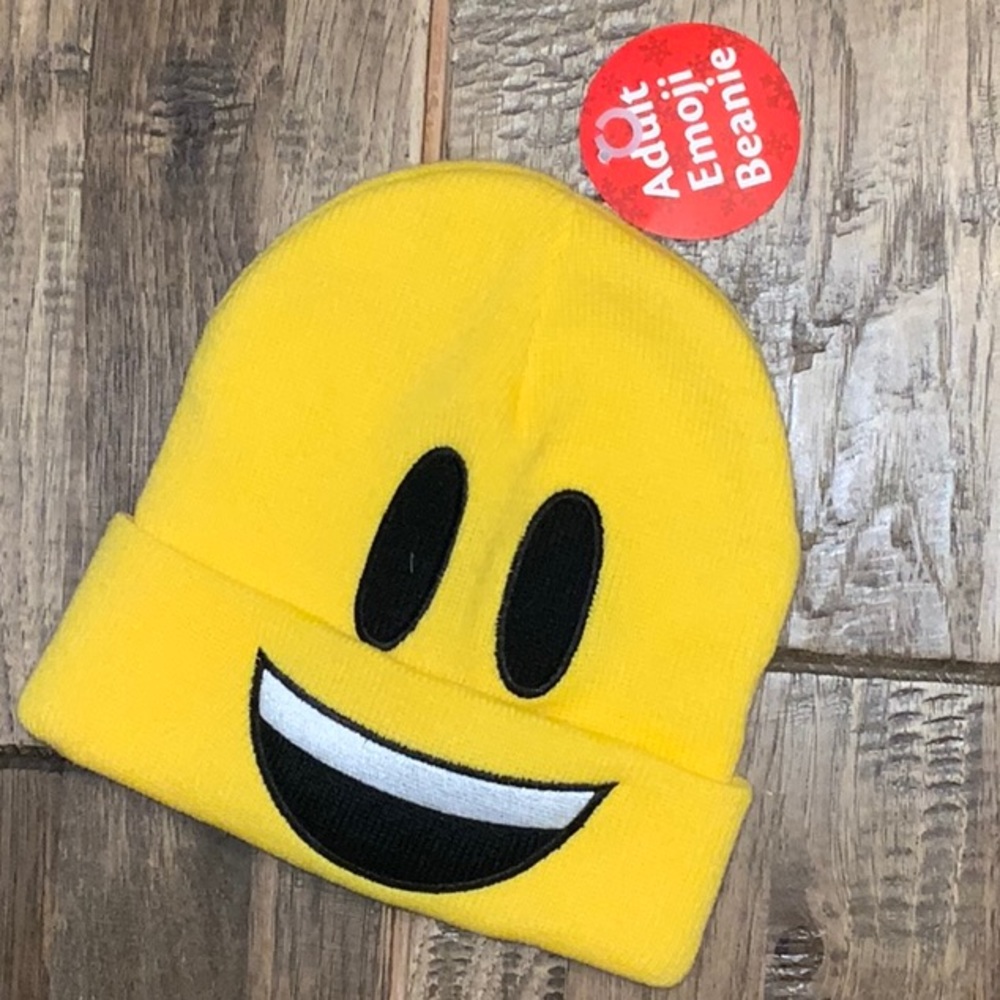 Adult emoji beanie